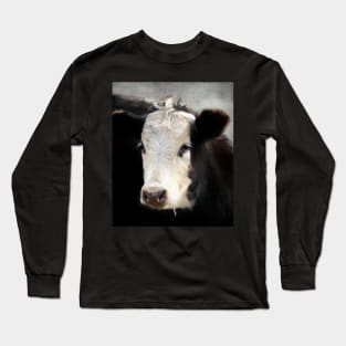 Black and White Cow Long Sleeve T-Shirt